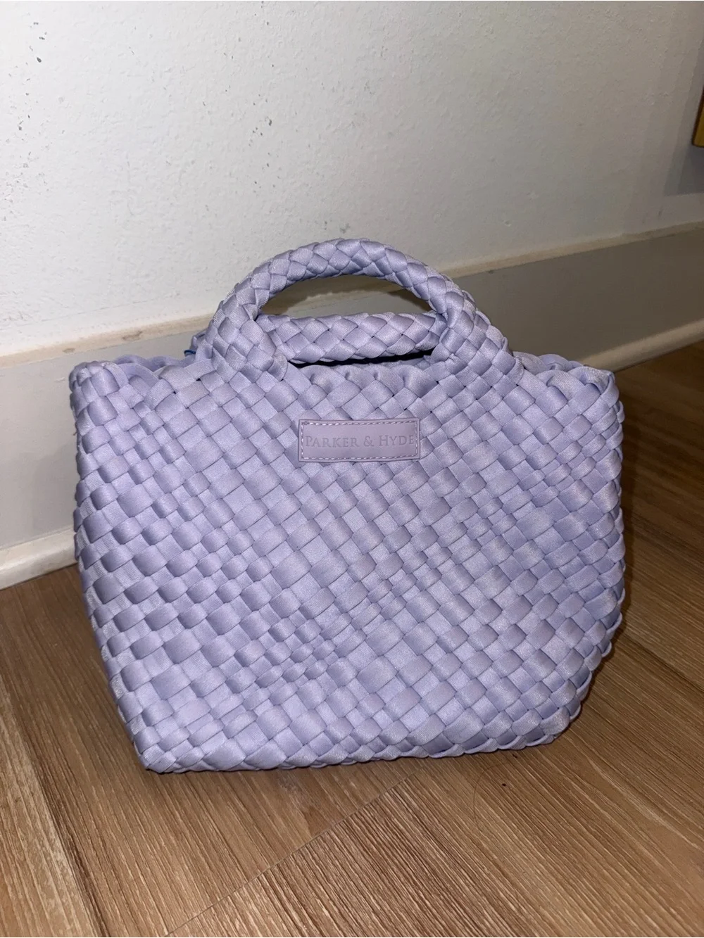 Parker & Hyde Lilac Woven Tote